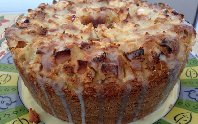 Bolo delicioso de maçã