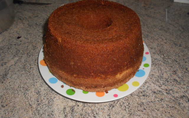 Bolo mesclado super fofinho