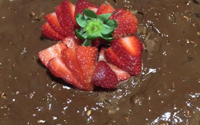 Torta gelada de chocolate