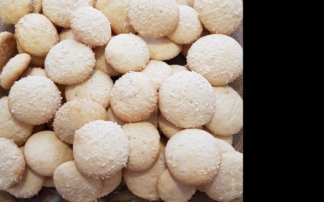Bolachinhas de Nata com Coco