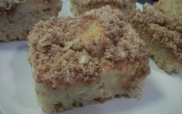 Bolo de banana com aveia