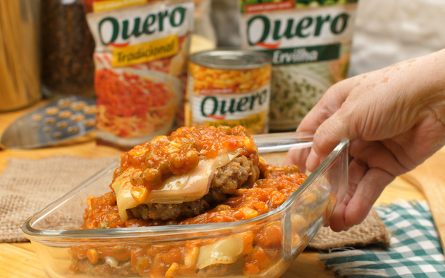 Bife à parmegiana assado