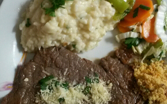 Risoto de palmito cremoso