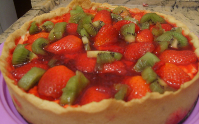 Torta de morango da Dani