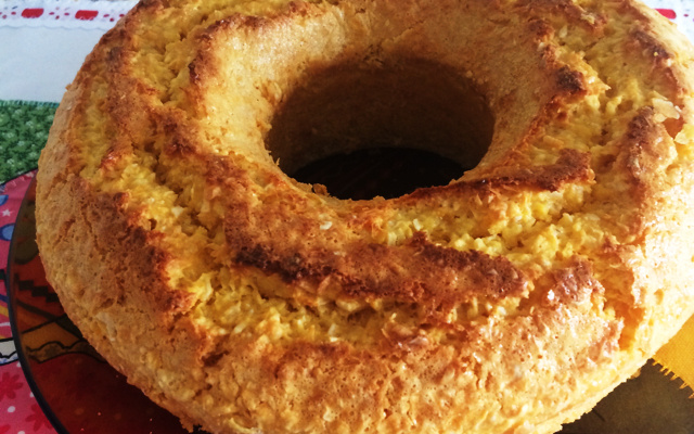 Bolo de milho verde com tapioca