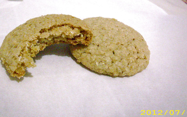 Biscoito de aveia e mel