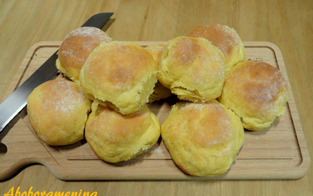 Pãezinhos de cenoura