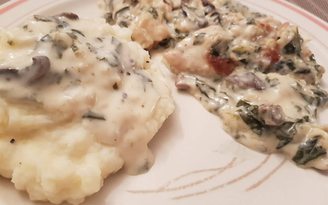 Purê de batata de alho