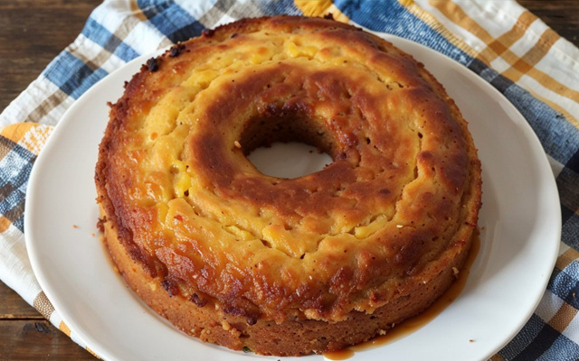 Bolo de milho verde saboroso