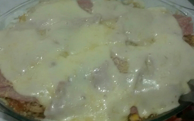 Macarronada de carne moída