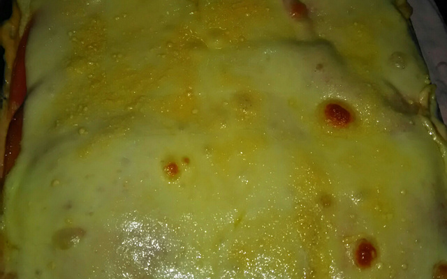 Lasanha de pão de forma