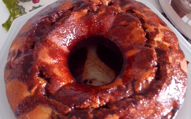 Bolo de maçã com canela