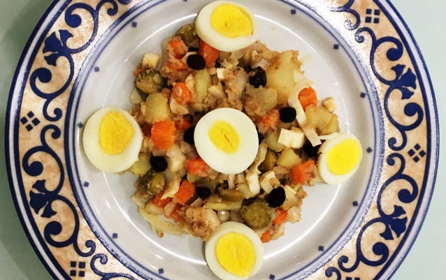 Salada de atum light