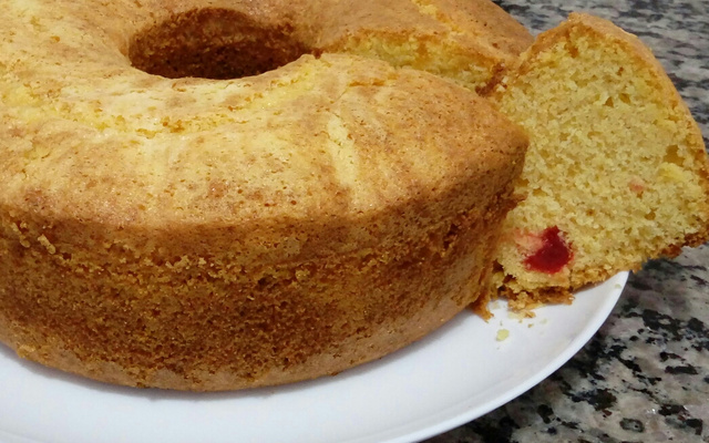 Bolo de fubá fofinho