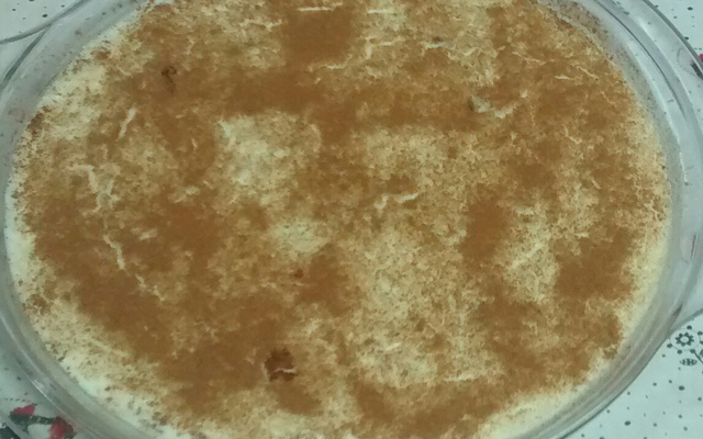 Arroz doce com leite condensado e coco