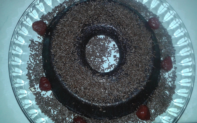 Brigadeirão de microondas