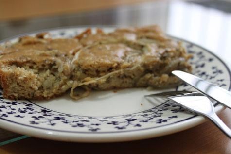 Torta salgada sem glúten e sem lactose