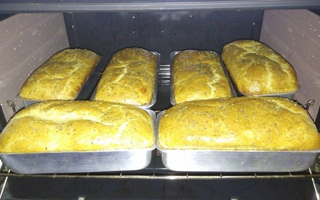 Pão de cebola de liquidificador