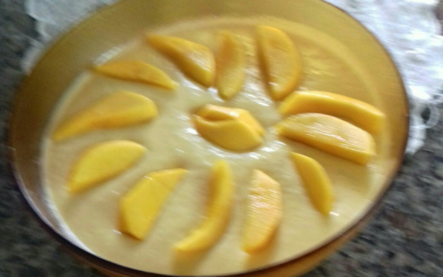 Mousse de manga com coco maravilhoso