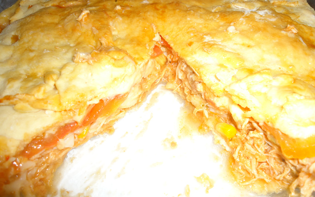 Torta de frango deliciosa