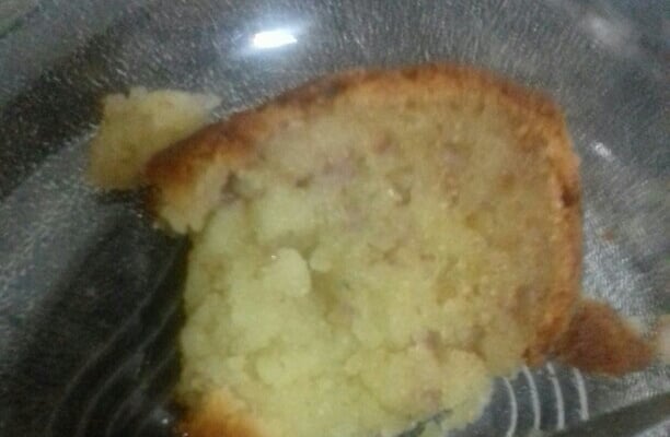 Bolo fácil de banana no liquidificador