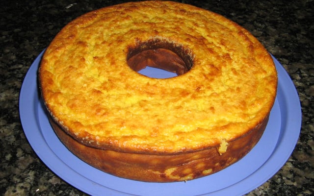 Delicioso bolo de milho verde