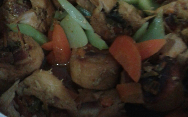 Bife a rolê de frango