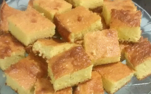 Bolo de milho rápido e muito gostoso