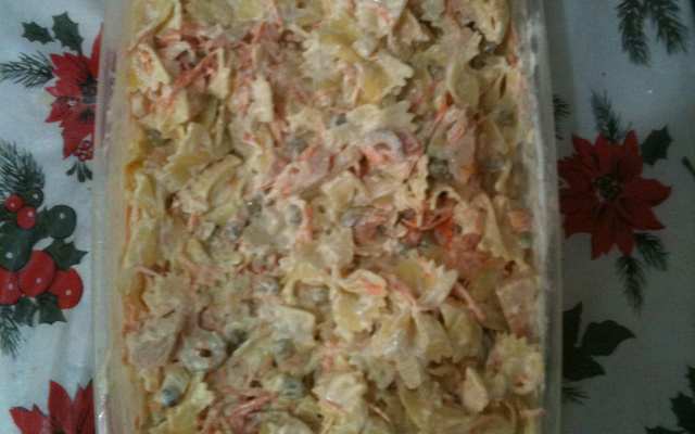 Macarrão aproveitável gelado