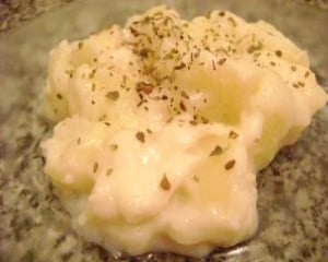 Batata ao molho branco light