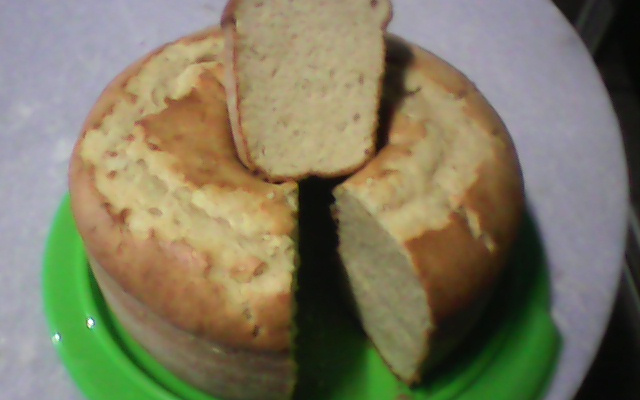 Bolo de queijo parmesão ralado