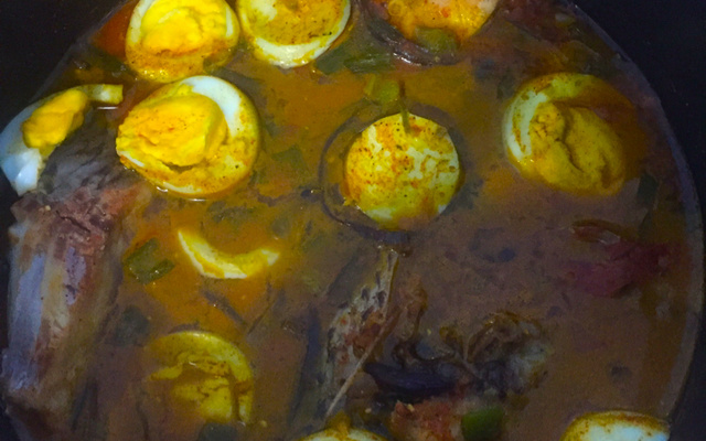 Peixe no leite de coco