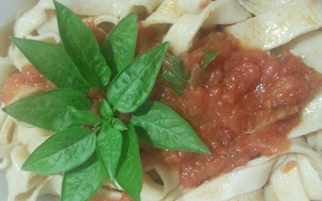 Massa de macarrão caseiro