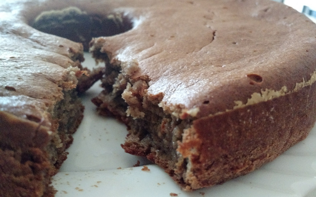 Bolo de banana integral