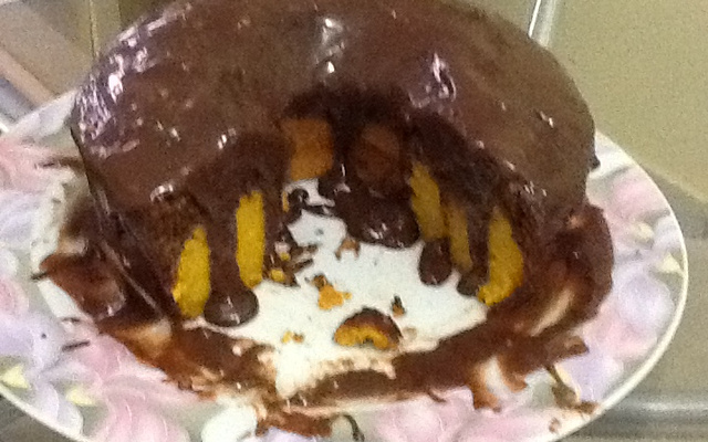 Bolo de Cenoura com Chocolate