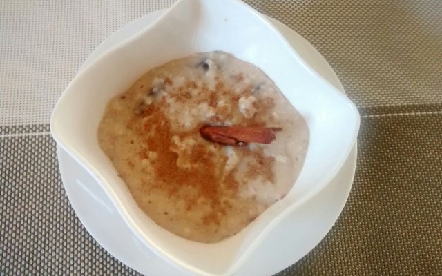 Mingau de aveia - vegano / Sem Lactose