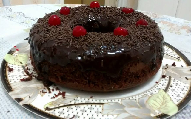 Bolo de chocolate fit