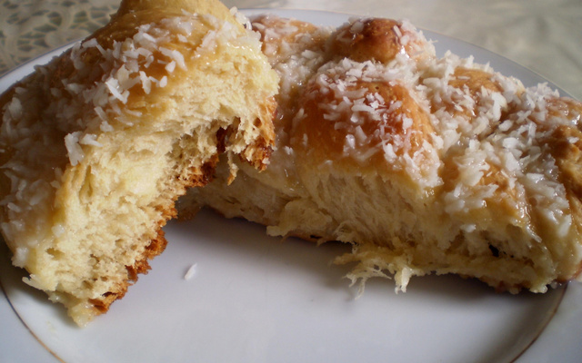 Rosca com creme de leite