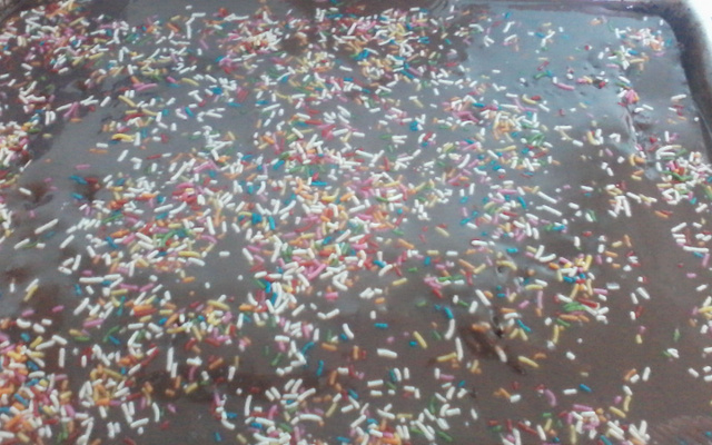 Bolo nega maluca de liquidificador