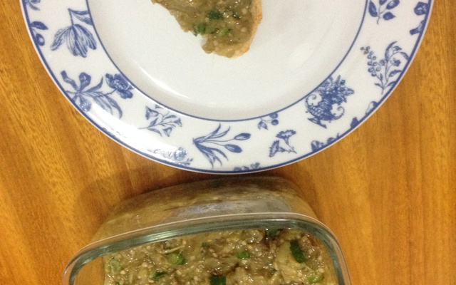 Pasta de berinjela do chef Duzão