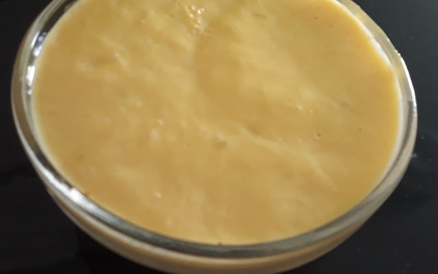 Mousse de manga gostosa e cremosa