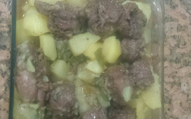 Pescoço de Peru com Batata