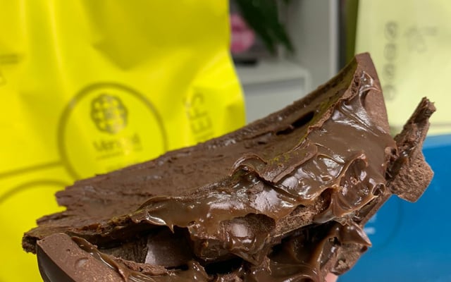 Ovo trufado com brigadeiro de café