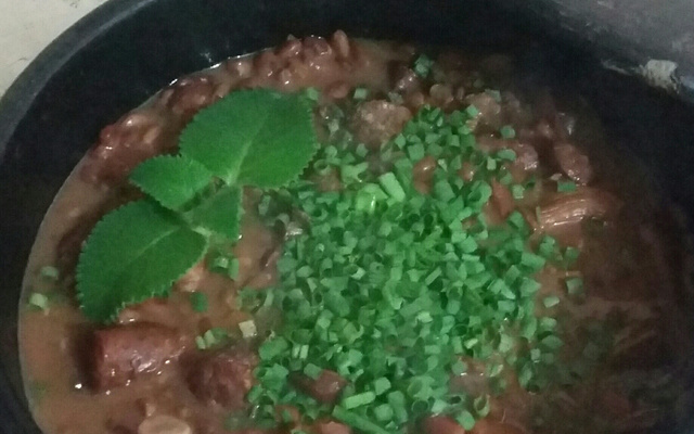 Dobradinha com feijão carioca