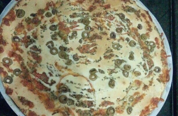 Pizza rápida de liquidificador
