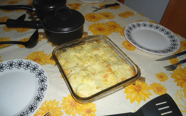 Lasanha de abobrinha com queijo gratinada (sensacional)