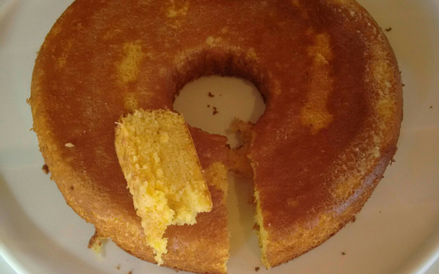 Bolo de milho com farinha de polentina