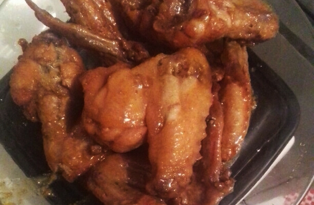 Frango dourado no açúcar e na pressão