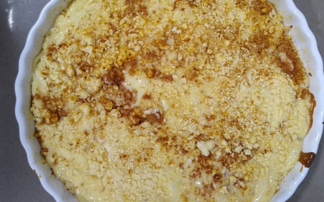 Bolo farofa de banana