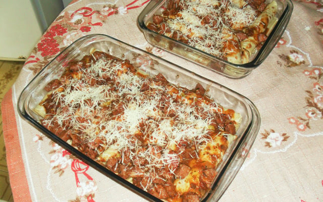 Massa de panqueca que não gruda